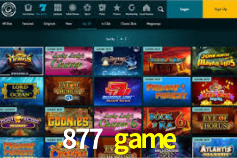 APP oficial da 877 game para mobile